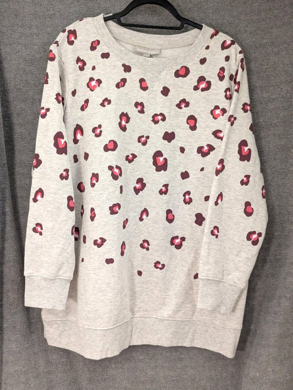 LAST CHANCE!  New! Plus Size Animal Print Sweatshirt 54" Chest 3-4X